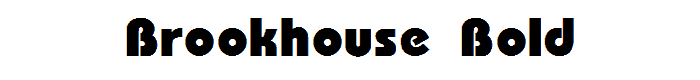Brookhouse Bold font